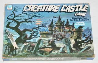 1975 Whitman Creature Castle Board Game 100 Complete Hard To Find