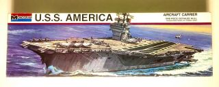 Monogram U.  S.  S.  America Aircraft Carrier Model Kit