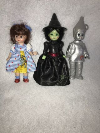 Mcdonalds Madame Alexander Wizard Of Oz Dorothy,  Tin Man,  Wicked Witch