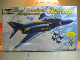 Revell 1/48 F - 4j Phantom Ii Blue Angels W/historical Book 85 - 6879