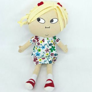 Charlie And Lola Plush Soft Toy Doll Red Bows
