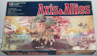 Axis & Allies 1984/1991 Milton Bradley Board Game 100 Complete