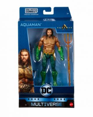 Dc Multiverse Aquaman Movie (jason Momoa) Action Figure,  Trench Warrior Baf