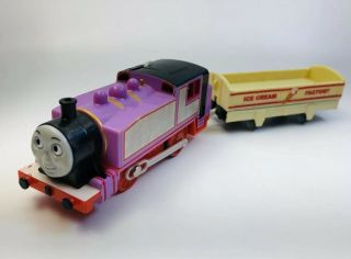 Rosie & Ice Cream Cargo Car Thomas & Friends Trackmaster Motorized Railway Train