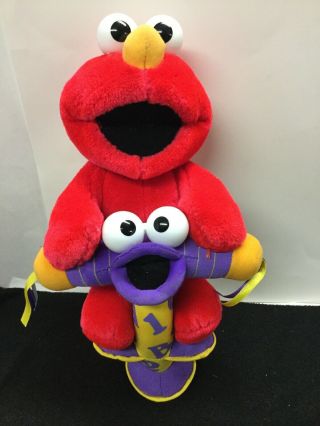 Fisher - Price Sesame Street Jump & Learn Elmo Pogo Stick Bounce Abcs Counting Euc