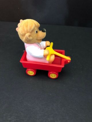 1986 & 1987 Berenstain Bears McDonald ' s Happy Meal Toy Sister Bear Car & Cart 4