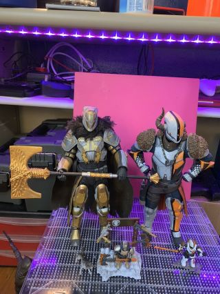 Mcfarlane Toys Destiny 10 Inch Lord Shaxx & Lord Saladin Oob With Shown