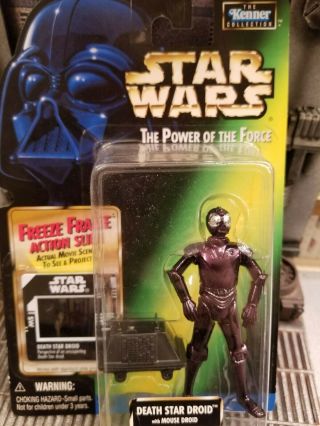 Star Wars Power Of The Force Death Star Droid With Mouse Droid