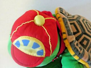 Scholastics Side Kicks FRANKLIN the Turtle Plush Child ' s Hand Puppet 4