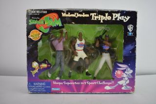 Warner Bros Playmates Space Jam Michael Jordan Triple Play 3 Pack Action Figures