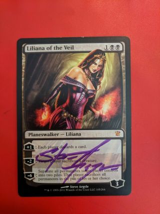 Signed Liliana Of The Veil - Innistrad (m/nm)