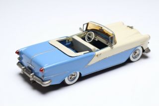 1/43 Conquest 1 1954 Oldsmobile Starfire 98 Convertible Polar White/Capri Blue 2