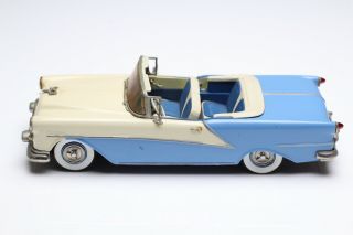 1/43 Conquest 1 1954 Oldsmobile Starfire 98 Convertible Polar White/Capri Blue 3