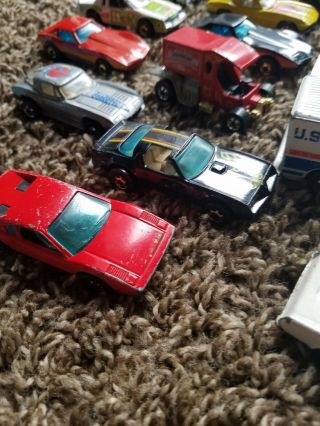 1975 HOT WHEELS Case WITH Cars FLYING COLORS Post Redline Datsun Corvette Mail 2
