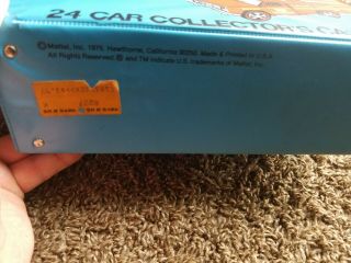1975 HOT WHEELS Case WITH Cars FLYING COLORS Post Redline Datsun Corvette Mail 7