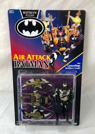 1991 Dc Batman Returns Movie Moc 5 " Air Attack Batman Action Figure Kenner
