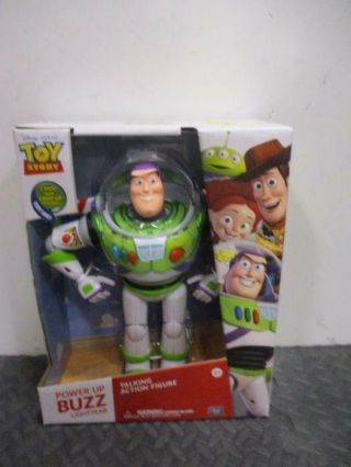 Disney Pixar Toy Story Power Up Buzz Lightyear Talking Light Up Action Figure