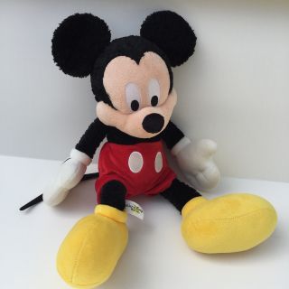 Walt Disney World Plush Mickey Mouse Stuffed Animal 15 " Classic Toy Soft Lovey