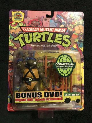 Tmnt Teenage Mutant Ninja Turtles 2008 Donatello With Dvd 25th Anniversary