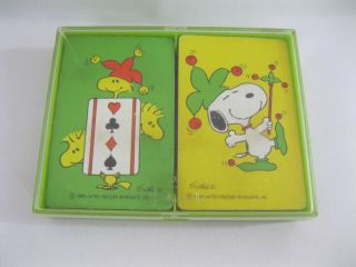 Vintage Peanuts Playing Cards - Snoopy - Woodstock - 1958 - 1965 Complete Decks
