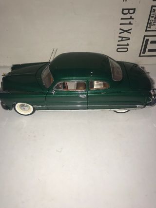 Rare 1951 1/24 Hudson Hornet Coupe In Green By Franklin W/box