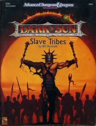 Dsr1 Slave Tribes 2404 Dark Sun Dungeons Dragons Tsr D&d Ad&d Game