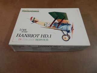 1/48 Eduard Hanriot Hd.  1 Photo Etch & Mask Limited Edition Open & Complete