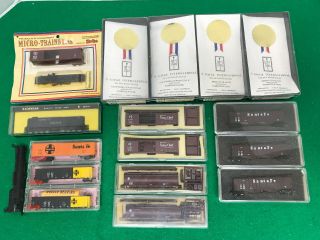 17 Assorted N Gauge Freight Cars,  Some In Kit Form