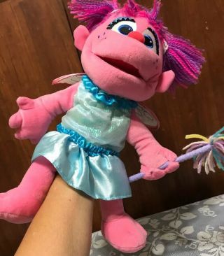 Gund 021020 Sesame Street Abby Cadabby Fairy Doll Hand Puppet 12 " Plush 2003