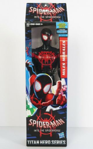 Spider - Man Into The Spiderverse Titan Hero Series Miles Morales (hasbro)