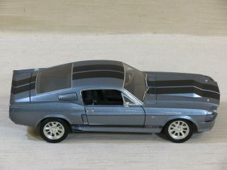 Shelby Collectibles 1967 Ford Mustang Gt500e Eleanor 1/18 Scale Diecast,  Silver