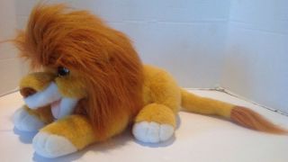 Disney Lion King Roaring Adult Simba Stuffed Puppet Large Plush Mattel 1993