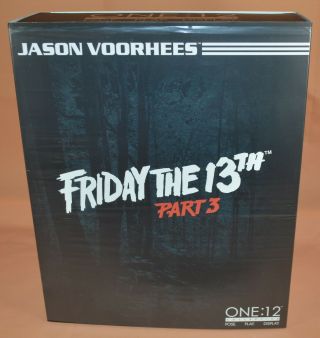 Jason Voorhees Action Figure Mezco One:12 Friday The 13th Part 3