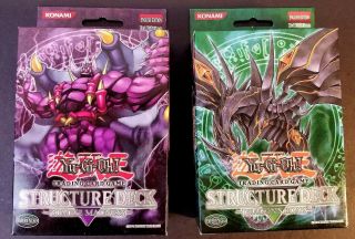 2 - Yu - Gi - Oh 1st Edition Structure Deck - Zombie Madness & Dragon 