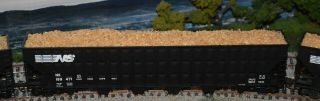 Ho Walthers Norfolk Southern 7,  000 Cf Wood Chip Hopper 199471 With Load 2 Of 2