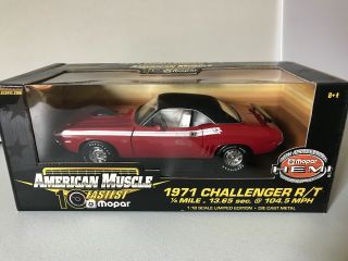 Ertl American Muscle 10 Fastest 1/18 Scale 1971 Dodge Challenger R/t