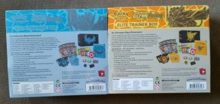 Pokemon TCG Ultra Prism Elite Trainer Box Dusk Mane & Dawn Wings Necrozma Bundle 2