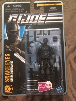 G.  I.  Joe - The Pursuit Of Cobra - Snake Eyes Ninja Commando Action Figure 1101