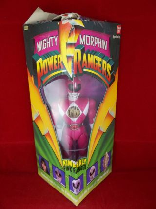 Bandi 1993 Mighty Morphin Power Rangers Kimberly Pink Ranger 8 " Action Figure