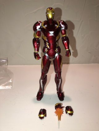 Loose Tamashii S.  H.  Sh Figuarts Marvel Avengers Civil War Iron Man Mark Mk 46 Us