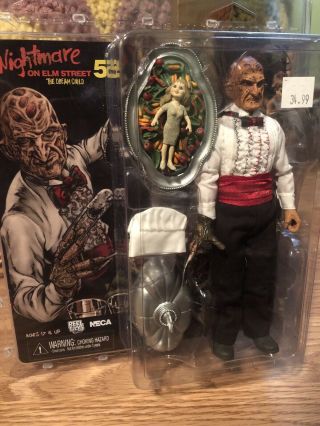 Neca Clothed Nightmare On Elm Street Part 5 Chef Freddy Figure