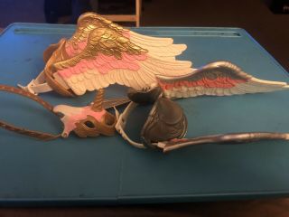 Vintage 1984 Mattel - - - - - She - Ra Princess Of Power - - - - Pegasus Horse Wings & Saddle