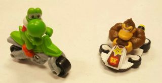 Mcdonalds 2014 Mario Kart Donkey Kong Cart Cake Topper Nintendo Yoshi Motorcycle