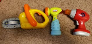 Toddler Kids 3 Piece Llights And Sounds Tool Set