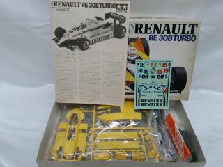 TAMIYA 1/20 RENAULT RE 30B TURBO F1 Model Kit 20018 Alain Prost 2