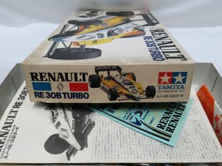 TAMIYA 1/20 RENAULT RE 30B TURBO F1 Model Kit 20018 Alain Prost 5