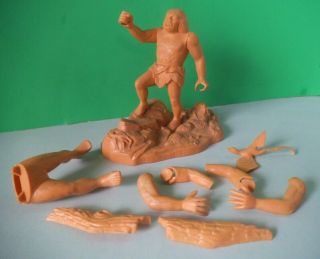 Aurora 1971 Prehistoric Scenes Neanderthal Man Built - Up Model Kit,  No Paint