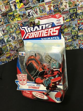 Cybertron Mode Ironhide Deluxe Animated Misb Mosc Hasbro Transformers