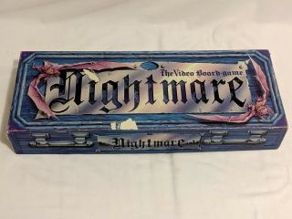 1991 Nightmare The Video Board Game Vhs Complete