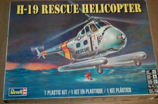 1/48 Revell Sikorsky H - 19 U.  S.  A.  F.  Rescue Helicopter With Floats In Open Box